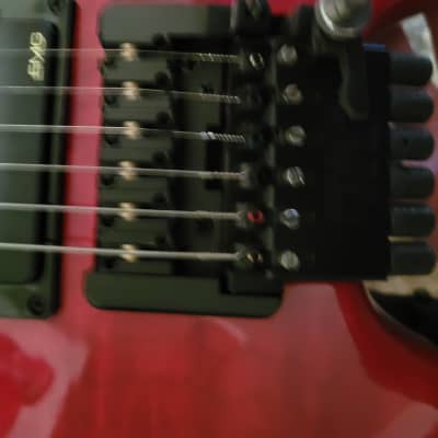 Steinberger GM4T 1990s - Red flame image 4