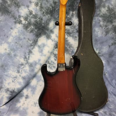 Vintage 1968 Decca DMI 199 Teisco Kawai Guyatone Redburst Single