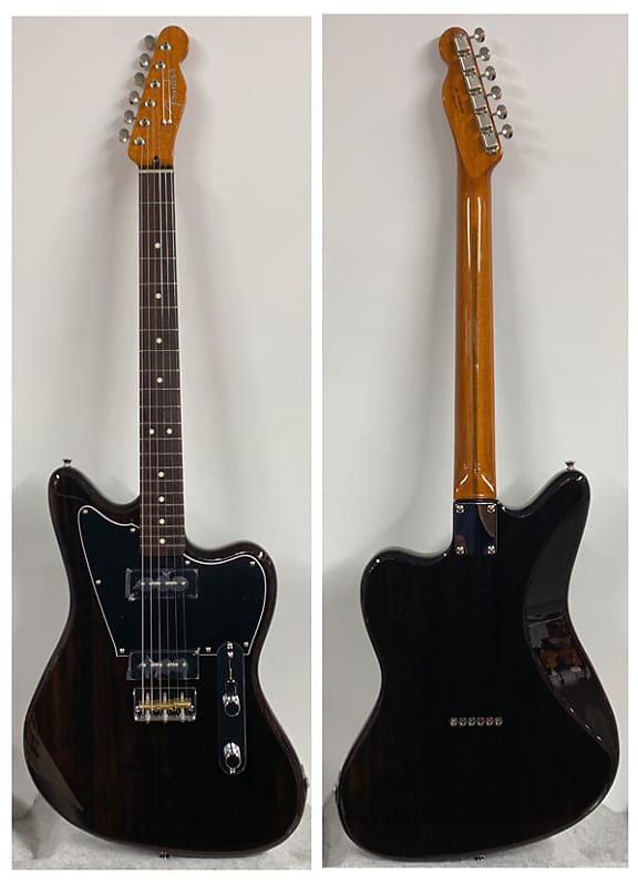 Fender Made in Japan Mahogany Offset Telecaster P90 SN:3588 ≒3.70kg 2019  Black Trans 【Limited】