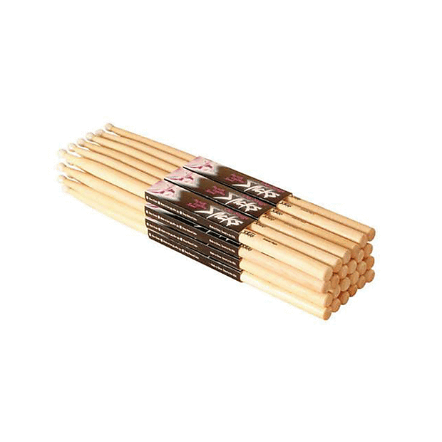 On-Stage MN5A 5A Nylon Tip Maple Drumsticks (12 Pair) image 1