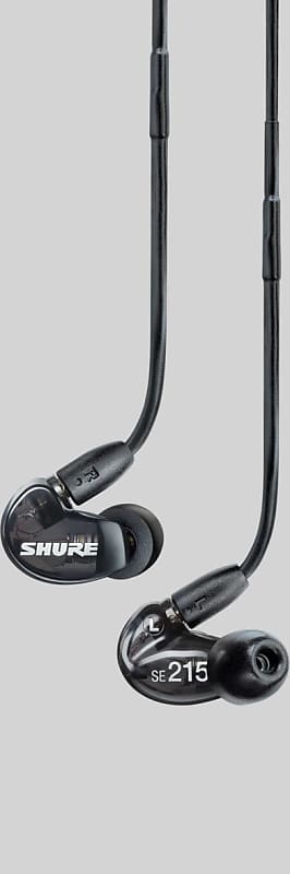 Shure SE215 Sound Isolating Earphones Black  			