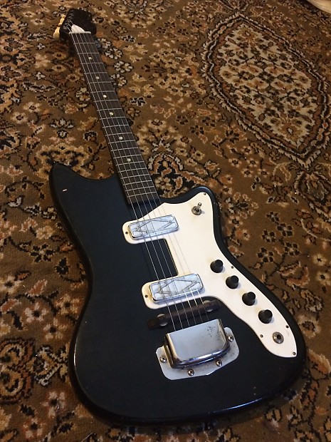 Silvertone 1476 Bobkat Black 60s Gig Bag – Black Bobbin
