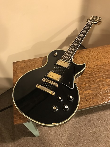 Ibanez Lawsuit Les Paul Custom Copy 1970 s Black Beauty
