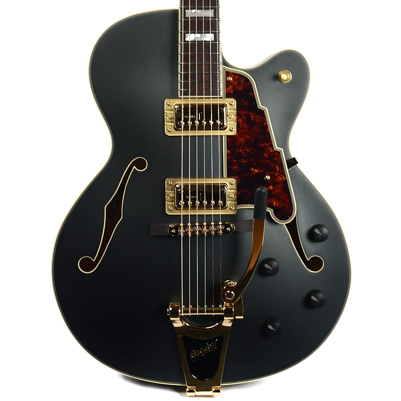 D'Angelico Deluxe 175 Hollow Body Single Cutaway with Bigsby Vibrato image 8