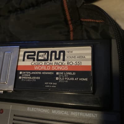 Casio PT-87 32-Key Mini Synthesizer 1980s - Black image 2