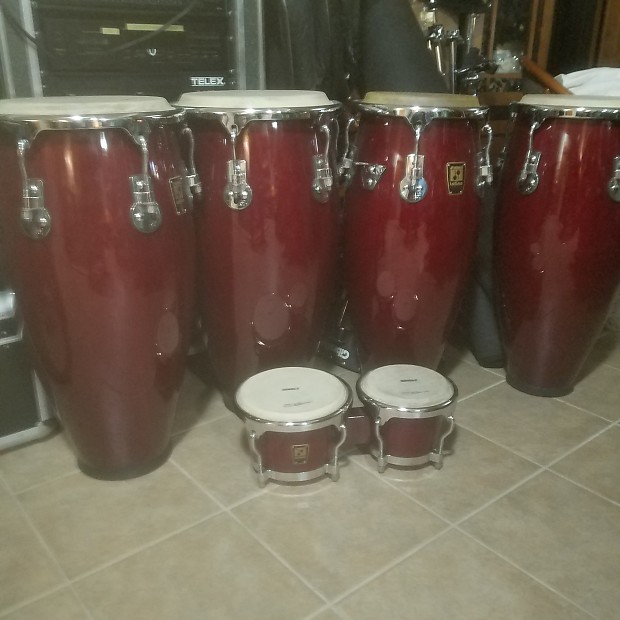 SONOR CONGAS AND BONGOS LATINO SERIES 2015 RED Reverb