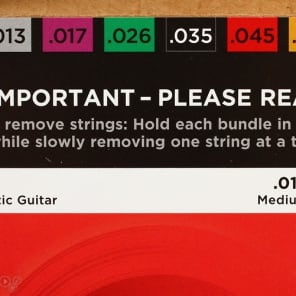 D'Addario EJ17 Phosphor Bronze Acoustic Guitar Strings - .013-.056 Medium (25-pack) image 3