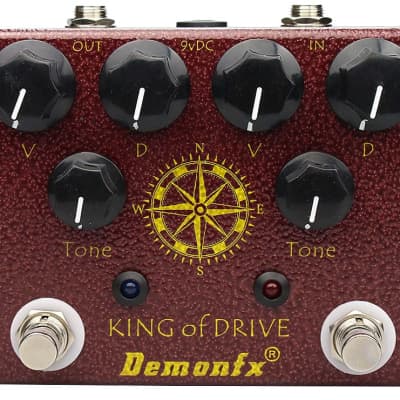 Demonfx King of Drive Dual Overdrive 4 Position Dip option + Hot Box Clip Tuner image 9