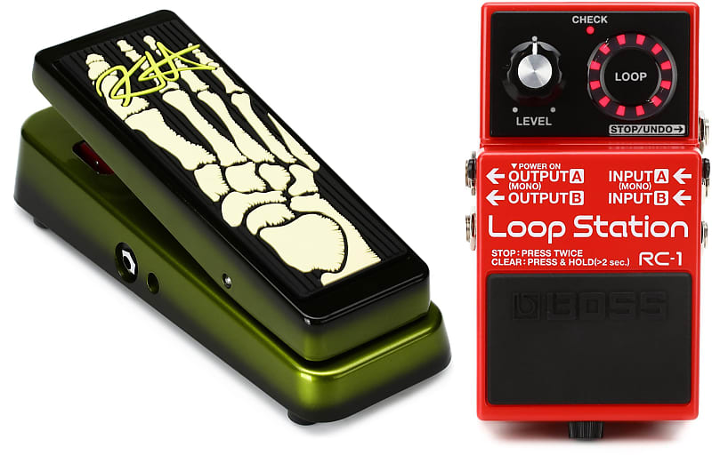 Dunlop KH95 Kirk Hammett Signature Cry Baby Wah Pedal Bundle Reverb