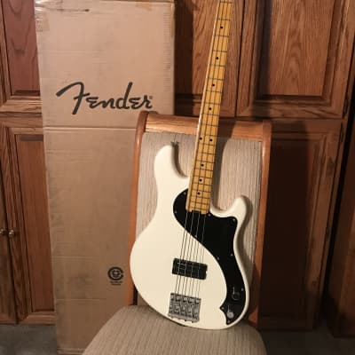 Fender Modern Player Dimension Bass with Maple Fretboard 2015 - Olympic White image 1