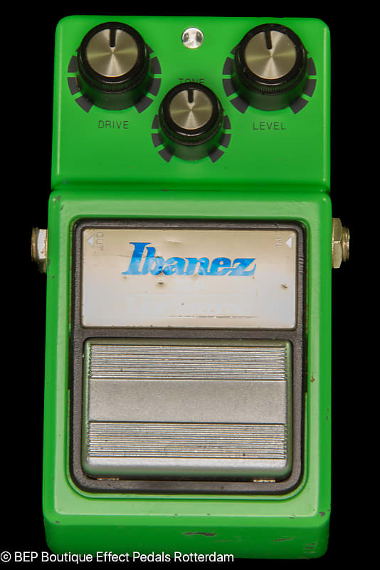 Tube　screamer　Ibanez TS9　1981年 Ibanez 1981 TS9 Tube Screamer JRC4558D Black Label 808-B mod