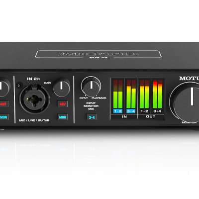 MOTU M4-MOTU 4x4 USB-C Bus-Powered Audio Interface image 2