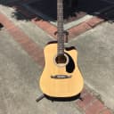 Fender FA-125CE Spruce/Basswood Dreadnought Cutaway with Electronics Natural