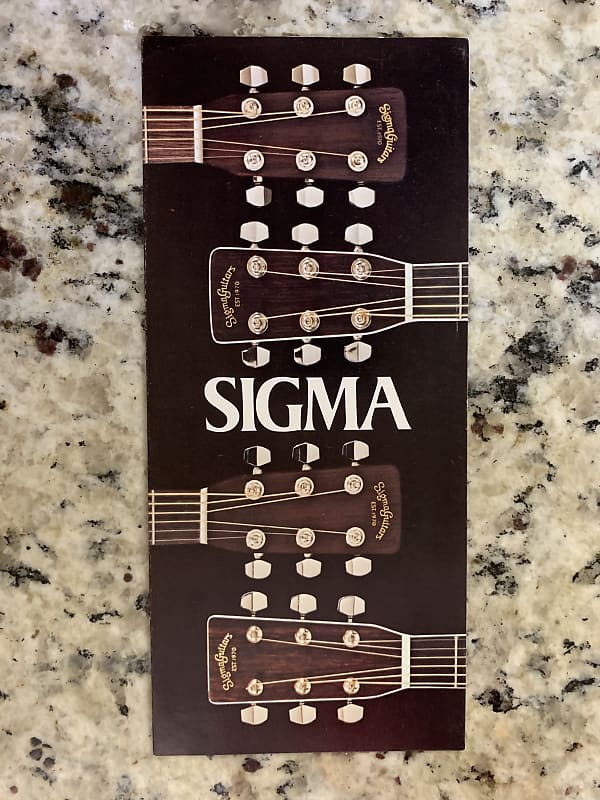 Sigma Catalog DM18 DM19 DR28 Martin Reverb