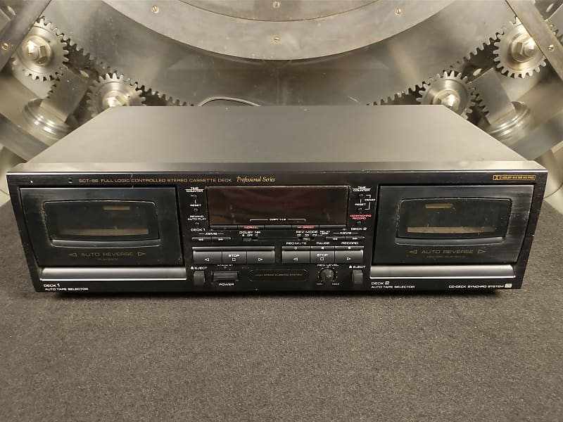 Optimus SCT56 Stereo Cassette Deck Reverb