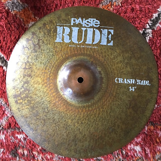 Paiste 14" RUDE Crash/Ride 1993 Reverb