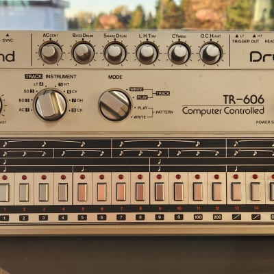 Roland TR-606 Drumatix 1980s - Silver