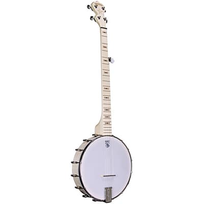 Deering Goodtime Left-Handed Open Back 5-String Bluegrass Banjo, Natural Blonde Maple for sale