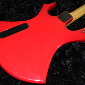 BC RICH Vintage 1989 Virgin Bass Guitar Platinum Series Ferrari Red Maple Neck image 19