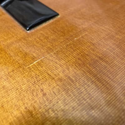Kevin Mathers Concert Classical Guitar - crack/hole in top - with Case 2006 image 13