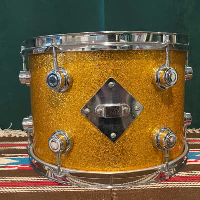 1960s Camco 9x13 Tom Drum Gold Sparkle Chanute image 5