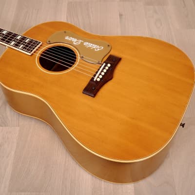 1957 National 1155E Eddie Dean Singing Cowboy One-Off Dreadnought Custom Color & Inlay, Gibson J-45 imagen 13