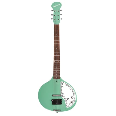 Danelectro Baby Sitar Electric Guitar - Aqua for sale