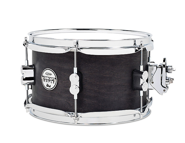 PDP PDSN0610BWCR 6x10" Black Wax 10-Ply Maple Snare Drum image 1