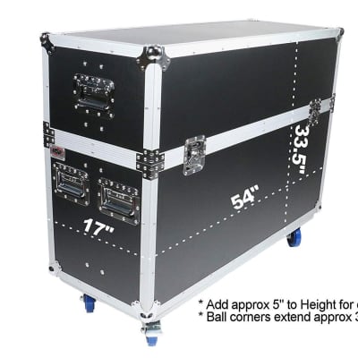 OSP Cases | ATA Road Case | Flight Case for (2) LED Screens up to 55" | ATA-LED-55X2 image 5