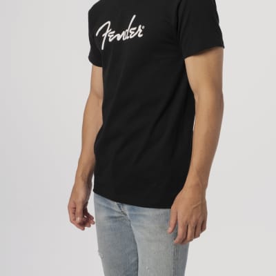 Genuine Fender Spaghetti Logo T-Shirt, Black, Large (L) 910-1000-506 image 2