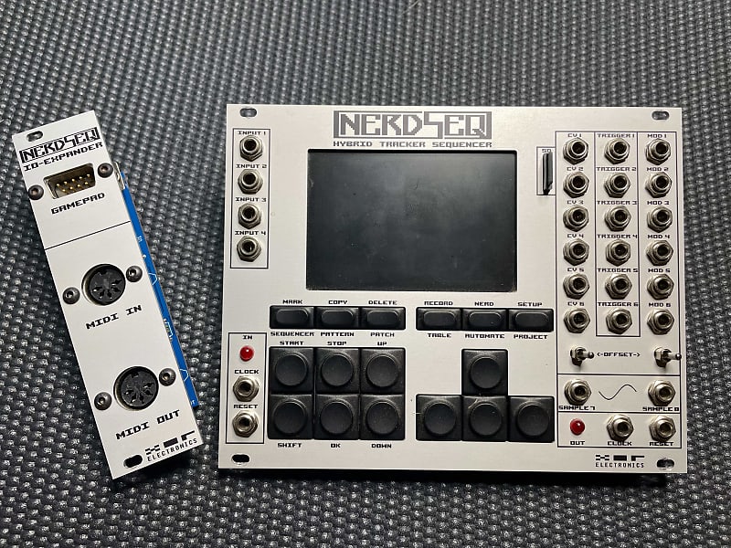 XOR Electronics NerdSeq Silver With MIDI I/O Expansion | Reverb