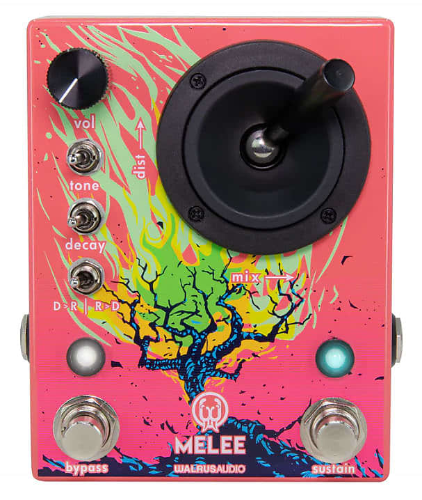 Walrus Audio Melee Wall Of Noise Reverb Distortion Effects Pedal image 1