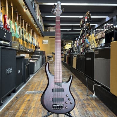 MTD Kingston AG-5 Andrew Gouché Signature 5-String Bass Smoky Purple Satin image 4