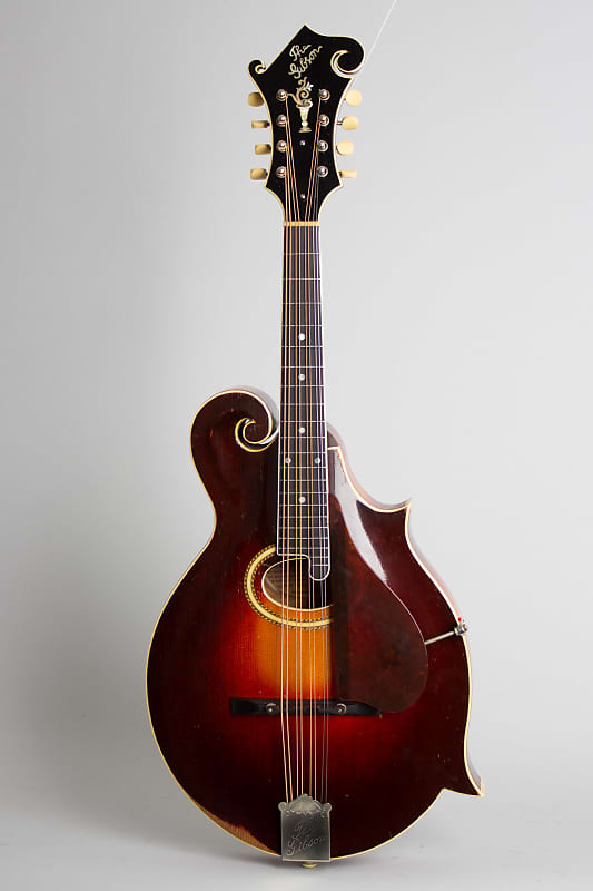 Gibson  H-4 Carved Top Mandola (1929), ser. #85299, original black hard shell case. image 1