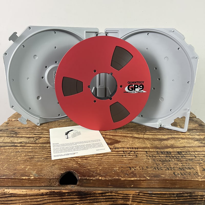 Quantegy GP9 Grand Master Platinum 1” tape with 10.5 reel