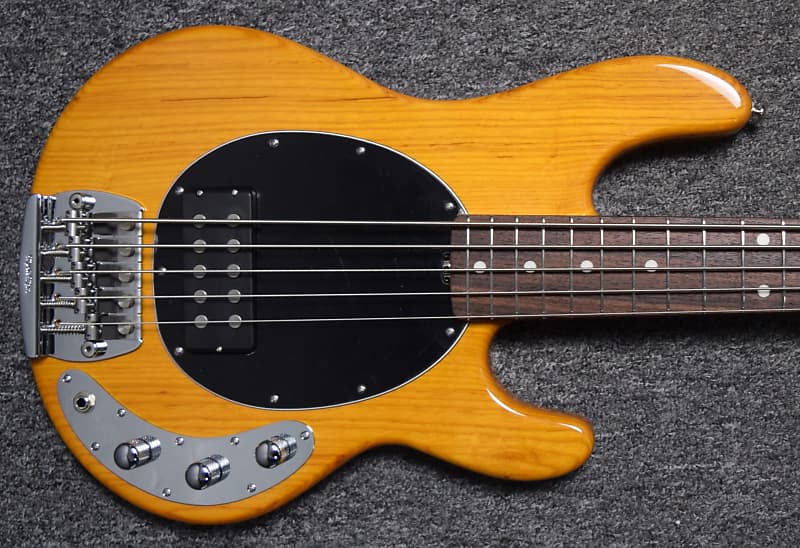 Ernie Ball Music Man StingRay 5 CLASSIC, Classic Natural / Rosewood and Figured Maple Neck image 1