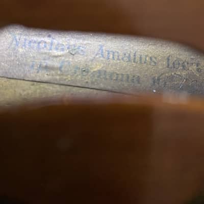 Nicolaus Amatus fecit 1675 German Violin 1920’s image 4