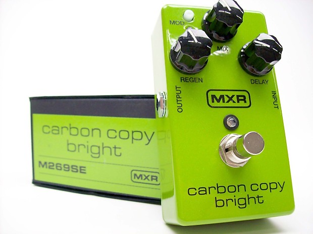 MXR M269SE Carbon Copt Bright Delay Guitar Efffects Pedal image 1