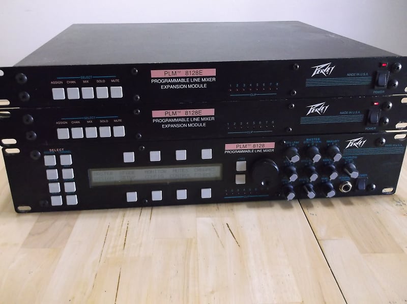Peavey PLM8128 digital line mixer with two expanders (PLM8128E) image 1