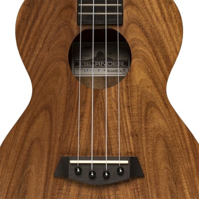 Islander Traditional Tenor Ukulele With Flamed Acacia Top, AT-4 FLAMED image 5