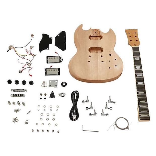 Harley Benton DC DIY Electric Guitar Kit - SG Style | Reverb