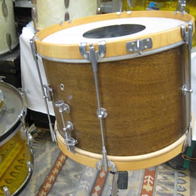 Gretsch 10X14" Marching Snare Drum (Lot#CB7182) Dec. 29, 1953 Mahogany/Maple image 11