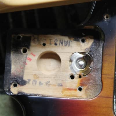 2002 Fender Partscaster Sunburst Fender Body With Yngwie Malmsteen Signature Scalloped Neck image 22