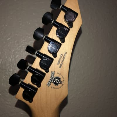 B.C. Rich Gunslinger neon green floyd rose guitar image 8