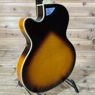 Epiphone 2015 Joe Pass Emperor II Pro Electric Guitar USED - Vintage Sunburst image 4