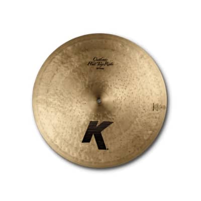 Zildjian 20 Inch K Custom Flat Top Ride Cymbal K0882 642388110621 image 2