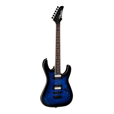 Dean MDX Electric Guitar w/Quilt Maple Top - Trans Blue Burst - Used image 2
