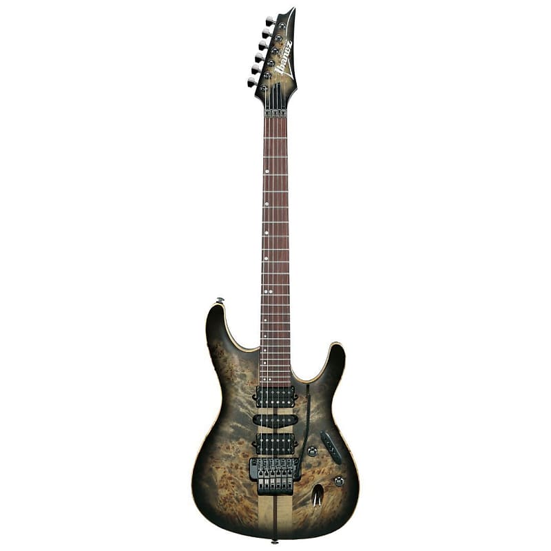 Ibanez S1070PBZCKB S Premium 6 String Electric Guitar (Charcoal Black Burst) image 1