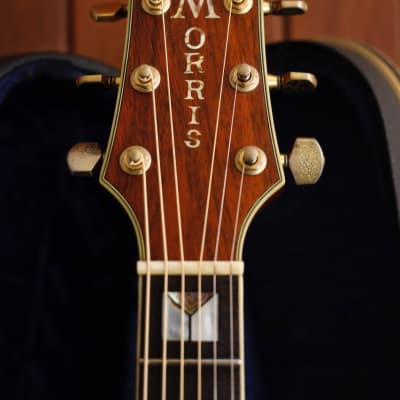 Morris MG-100 ST Acoustic Guitar Sunburst Made In Japan Pre-Owned image 6