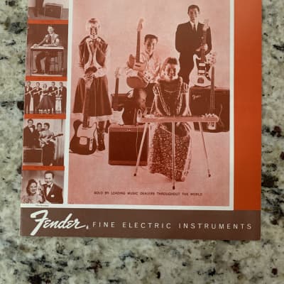 Fender Catalog Reprint 1960 Jazzmaster Stratocaster etc image 1